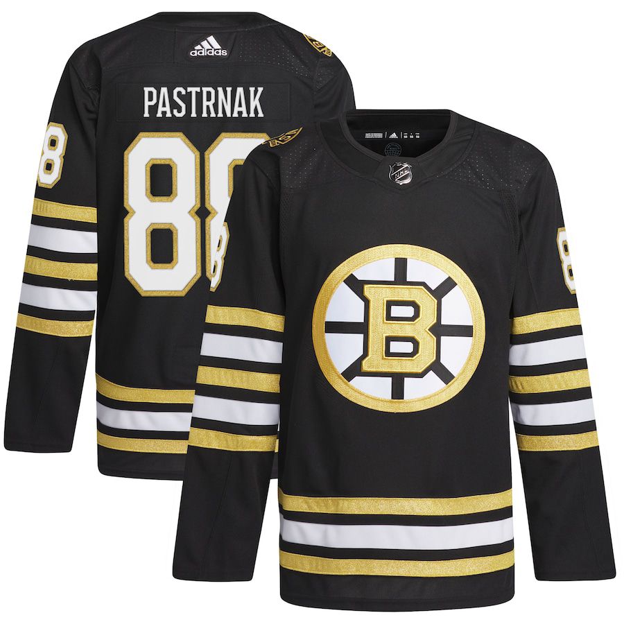 Men Boston Bruins #88 David Pastrnak adidas Black Primegreen Authentic Pro Player NHL Jersey->->NHL Jersey